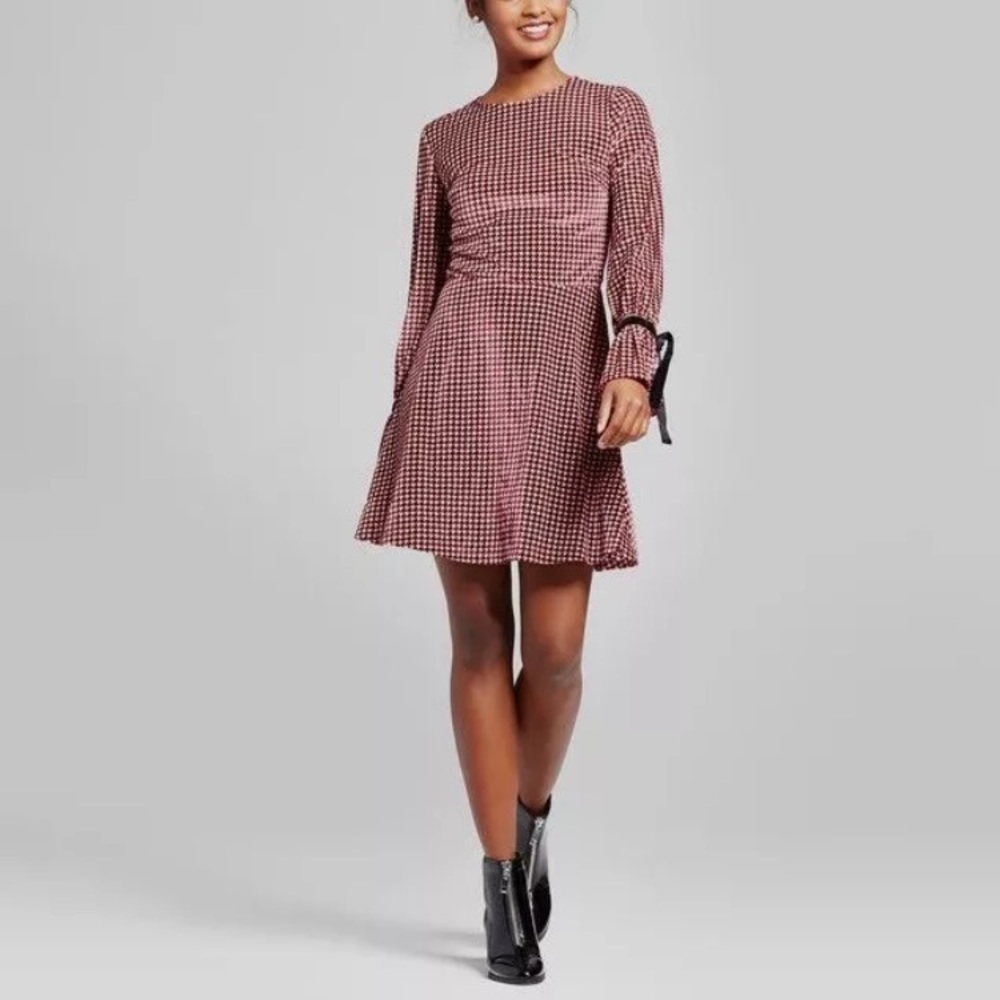 Xhilaration | Fit & Flare Mini Dress Long Sleeves